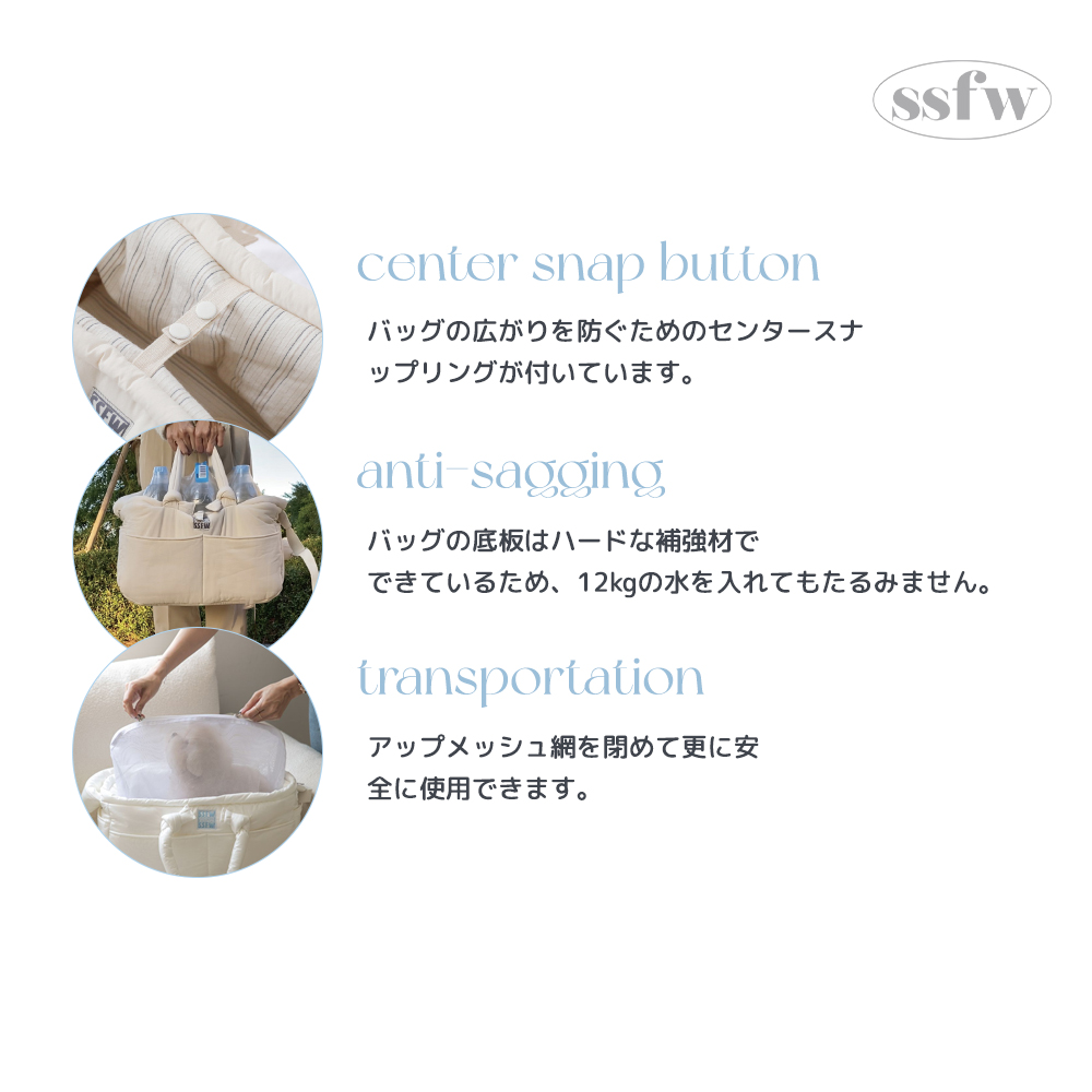 SSFW】メロウバッグ グロッシー ホワイト | ペット用の食品